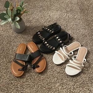 Aldo Sandal Bundle- 3 Pairs